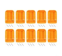 Lot de 10 supports pour outils électriques FlexVolt 20 V max et 60 V, support mural et clip de ceinture pour DCB200 DCB201 pour perceuse-visseuse DCB205