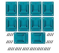 Lot de 10 supports pour perceuse, support d'outils pour perceuse Ma-Kita/Bosch 18 V 14,4 V avec 40 vis