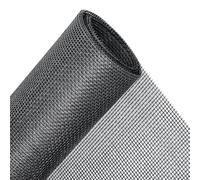 Lot de 10 tapis en maille de fibre de verre solide pour drainage du fond de pot de fleurs, grille ronde, flux d'air et rétention du sol pour bonsaï ou plantes en pot, noir, blanc, gris, 20 x 30 cm