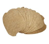 Lot de 10 tapis - ovale