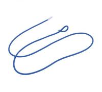 Lot de 10 tendeurs cabiclic bleus 120 cm x 6 mm Embout basculant et boucle - Câble élastique polyamide pour fixation polyvalente