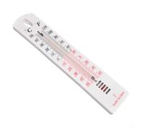 Lot de 10 thermomètres muraux pour la surveillance de la température en intérieur et en extérieur de -40 à 50 °C pour la maison, le bureau, le jardin, la serre, la véranda