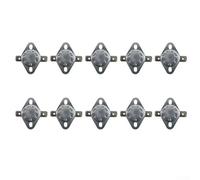 Lot de 10 thermostats KSD302 à action instantanée 16 A AC250 V pour appareils électroménagers, protection contre la surchauffe, micro-ondes, bouilloire, réfrigérateur, contrôle de sécurité argenté (90