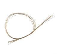 Lot de 10 tiges à souder en alliage de cuivre argenté de 0,5 mm pour réparation de bijoux, outil de soudage, 50 cm de long, point bas