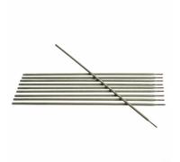 Lot de 10 tiges de soudage en acier doux E6013 pour soudage général, plaques fines, coutures lisses, faible éclaboussures, 2,5 mm de diamètre, 300 mm de longueur, qualité industrielle (2,5 mm x 300 mm