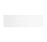 Lot de 10 tiges de soudure en aluminium à basse température pour radiateurs - Kit de fixation en métal à faible point de fusion - 50 cm x 3,2 mm