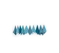 - Lot de 10 torchons 100% Coton - Doux - Durable - Design Bleu Clair élégant avec Plusieurs Motifs Taille - 65 x 45 cm 3937