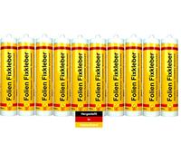 Lot de 10 tubes de colle pour frein à vapeur - Colle d'étanchéité - Sans solvant - Cartouche de 300 ml
