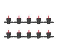 Lot de 10 Vannes D'arrêt de Carburant, Vanne D'arrêt de Carburant en Ligne 1/4 Petit Moteur On Off Robinet de Carburant pour Tracteur Tondeuse à Gazon 494768 5091H 5091K 697947