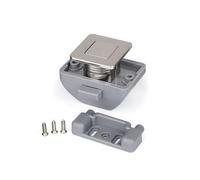 Lot De 10 Verrous À Bouton-poussoir Pour Camping-car, Caravane, Bateau, Camping-car, Armoire, Tiroir, Serrure Sans Clé Pour Porte De Meuble Boot Loquet(SS6209-Satin Nickel)