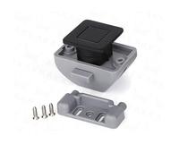 Lot De 10 Verrous À Bouton-poussoir Pour Camping-car, Caravane, Bateau, Camping-car, Armoire, Tiroir, Serrure Sans Clé Pour Porte De Meuble Boot Loquet(SS6209-Black)