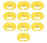 Lot de 10 verrous à ressort pour mollet - Haute résistance à la traction - En polypropylène - Pour nez de veau et épines