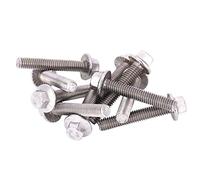 Lot de 10 vis à six pans creux en acier inoxydable 304 A2-70 M6x35mm tête cylindrique haute résistance pour fixation robuste en bricolage et industrie