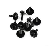 Lot de 10 vis à tête cylindrique Torx M5 - 2,2 x 20 mm - Noir - Pour mise au point sous le moteur - Kit de garniture inférieure