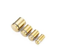 Lot de 10 vis publicitaires en acier inoxydable, longueur 12-25 mm(Golden,M12X20mm)