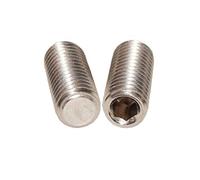 Lot de 10 vis sans tête M3 x 4 avec six pans creux et embout conique - ISO 4026 A2 - En acier inoxydable