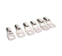 Lot de 100/1000 cosses de Fil de Type SC SC6 SC10 SC16 SC25 en cuivre Nu, Trou ID10 16 25 mm, connecteur de Fil à sertir(1000 PCS,SC25-8)