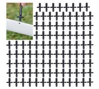 Lot de 100 adaptateurs de filetage de démarrage pour tube en PVC de 4/7 mm, pièces de système d'irrigation goutte à goutte compatibles avec accessoires de raccord de tuyau en polyéthylène haute