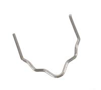 Lot de 100 agrafes à chaud pour soudeur, 0,6/0,8 mm, 100 agrafes à chaud | Lot de 100 fixations de pare-chocs de voiture, en acier 304 antirouille, idéal pour les mécaniciens, tailles de 0,6 mm et 0,8