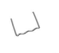 Lot de 100 agrafes de soudure en plastique 0,8 mm pour réparation de pare-chocs de voiture, clous en acier inoxydable argenté (agrafes plates de 0,6 mm)