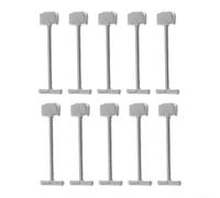 Lot de 100 aiguilles réutilisables en acier en forme de T pour nivellement de carrelage appliquées à la céramique, la porcelaine et les carreaux de pierre (1,5 mm, 100 pièces)