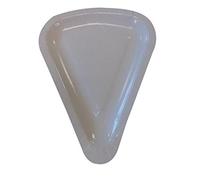Lot de 100 assiettes triangulaires en carton, parfaites pour consommer une pizza à domicile coupée en 8 tranches