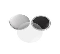 Lot de 100 badges magnétiques souples for réfrigérateur, 58 mm, accessoires for la fabrication de boutons pour casier de bureau