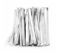 Lot de 100 bandes de nickel massif de 0,15 x 5 x 100 mm pour assemblage de batterie au lithium, languette de soudure, soudure par points de batterie, bande de plaque pour projets de bricolage