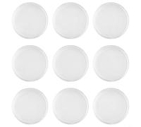 Lot de 100 boîtes de rangement rondes transparentes de 34 mm pour pièces de monnaie, résistantes à l'humidité, double couche de protection pour collectionneurs de jetons commémoratifs en plastique