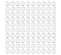 Lot de 100 boîtes rondes transparentes en plastique de 16 mm pour ranger des jetons commémoratifs et des pièces de monnaie avec double joint contre l'humidité et l'oxydation pour collectionneurs