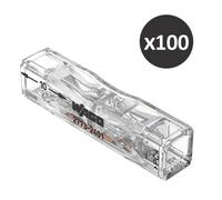 Lot de 100 bornes WAGO 2773 Inline 2x4mm²