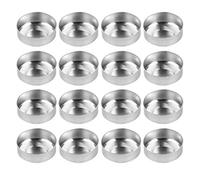 Lot de 100 bougies chauffe-plat vides en aluminium