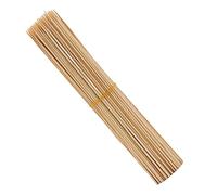 Lot de 100 brochettes en bambou durables pour légumes, feu de camp, viande, 35 cm