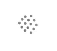 Lot de 100 capuchons pour vis Torx, cache vis Torx, en plastique de différentes tailles, gris RAL 7001, TX 20