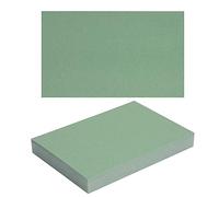 Lot de 100 cartes épaisses vierges en papier cartonné vert sauge de 41,7 kg pour invitations, fabrication de cartes de vœux, cartes postales, 7,6 x 12,7 cm