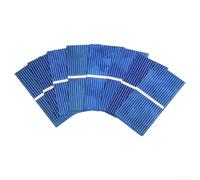 Lot de 100 cellules solaires polycristallines 0,5 V 39 x 19 mm pour panneaux de bricolage - Haute efficacité pour mini kit de chargeur de batterie pour projets scientifiques et jouets