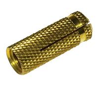 Lot de 100 chevilles en laiton M8/Dm 10 x 27,5 mm