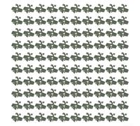 Lot de 100 clips de fixation invisibles en acier inoxydable WPC pour terrasse extérieure B7 mm