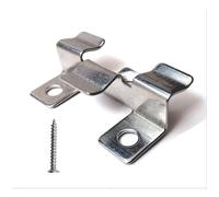 Lot de 100 clips de fixation pour terrasse composite avec vis en acier inoxydable (1 cm de hauteur)