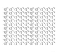 Lot de 100 clips de guidage d'eau en acier inoxydable pour panneaux solaires de 30 mm et 35 mm - Support auto-nettoyant pour enlever la boue pour améliorer la sortie et protéger les panneaux contre