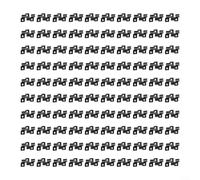 Lot de 100 clips de terrasse en acier inoxydable finition noire pour planches composites WPC Système de fixation antirouille avec contrôle des écarts de 3 mm pour 7 mm, 8 mm, 9 mm, 10 mm d'épaisseur