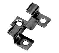 Lot de 100 clips de terrasse en acier inoxydable WPC en forme de U, clip de fixation avec ardillon pour lames de terrasse WPC en extérieur, fermeture de sol en bambou, joints de dilatation de 4 mm