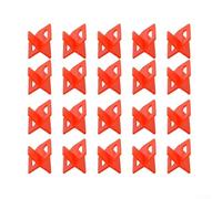 Lot de 100 clips d'espacement pour carrelage - Système de nivellement pour sol et mur - Pour la construction de carreaux (100 pièces de 2 mm)