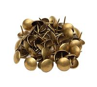 Lot de 100 clous d'ameublement en bronze antique 10 x 10 mm