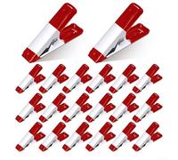 Lot de 100 colliers de serrage à ressort en métal de 5,1 cm de long avec ouverture de mâchoire de 1,9 cm pour mini tuyaux et câbles - Couleurs rouges et bleues - Pour une utilisation à la maison ou à