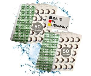 Lot De 100 Comprimés De Test Rapid Pour Testeur De Vibration, 50 Ph Phenol Red Et 50 Pastilles De Chlore Libre Dpd1, Testeur [F48]