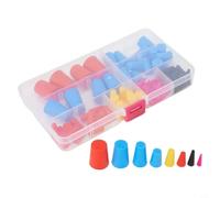 Lot de 100 cônes de masquage en silicone pour stabilité thermique et résistance dans les travaux de revêtement et de finition