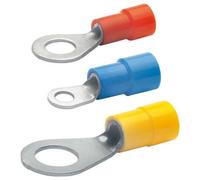 Lot de 100 cosses à sertir 0,5-1 mm² L : 17,5 mm, étamées et isolées 6204