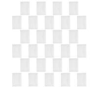 Lot de 100 demi enveloppes en verre pour lettres et cartes de visite | Papier Glassine sans acide, design translucide, protection de l'envoi, vacances et organisation quotidienne
