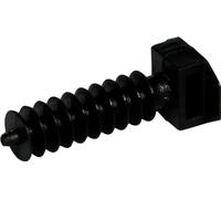 Lot de 100 embases à frapper pour collier colson - 9mm